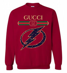 Gucci Tampa Bay Lightning Logo Crewneck Sweatshirt - zezetee