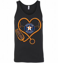 Nurse Heartbeat Houston Astros Tank