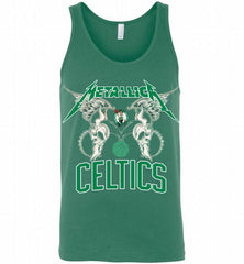 Metallica Boston Celtics Logo Tank - zezetee