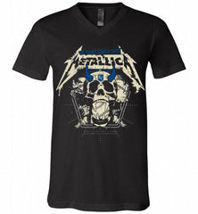 Metallica We Don't Give A Shit Kansas City Royals V-Neck Shirt - zezetee