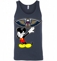 Disney Mickey Mouse Dabbing New Orleans Pelicans Tank - zezetee