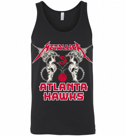 Metallica Atlanta Hawks Logo Tank - zezetee