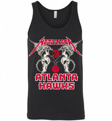 Metallica Atlanta Hawks Logo Tank - zezetee