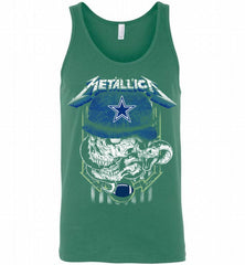 Metallica Skull Snake Dallas Cowboys Tank - zezetee