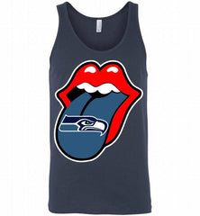 Seattle Seahawks  x The Rolling Stones Logo Tank - zezetee