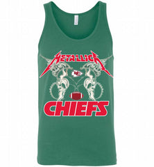 Metallica Kansas City Chiefs Logo Tank - zezetee