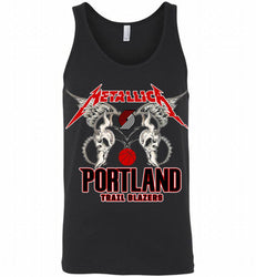 Metallica Portland Trail Blazers Logo Tank