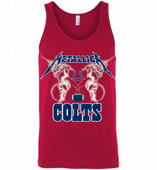 Metallica Indianapolis Colts Logo Tank - zezetee