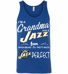 I'M A Grandma And A Utah Jazz Fans Perfect Tank - zezetee