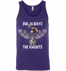 OWL ALWAYS LOVE THE VEGAS GOLDEN THE KNIGHTS Tank - zezetee