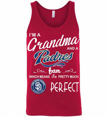 I'M A Grandma And A San Diego Padres Fans Gift Tank - zezetee