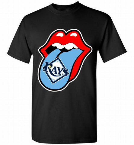Tampa Bay Rays  x The Rolling Stones Logo Shirt - zezetee