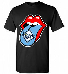 Tampa Bay Rays  x The Rolling Stones Logo Shirt - zezetee