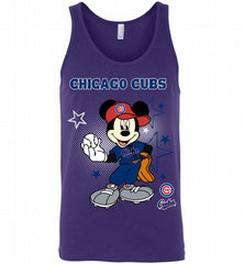 Chicago Cubs Mickey Mouse Disney Super Star Tank - zezetee