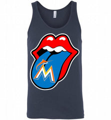 Miami Marlins  x The Rolling Stones Logo Tank - zezetee