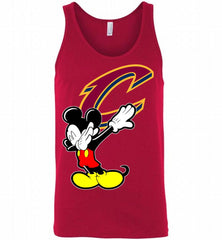 Disney Mickey Mouse Dabbing Cleveland Cavaliers Tank - zezetee