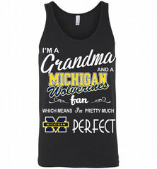 I'M A Grandma And A Michigan Wolverines Fan Tank - zezetee