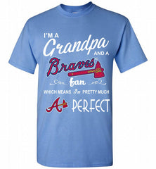I'M A Grandpa And A Atlanta Braves Fans Gift Shirt - zezetee