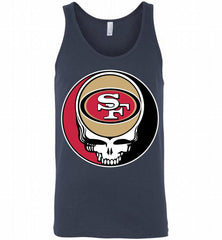 San Francisco 49ers Grateful Dead Logo Band Tank - zezetee