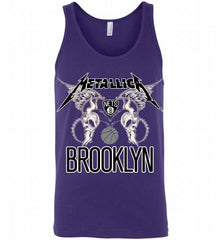 Metallica Brooklyn Nets Logo Tank - zezetee