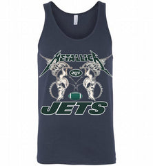 Metallica New York Jets Logo Tank - zezetee