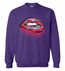 Lip Detroit Pistons Crewneck Sweatshirt - zezetee