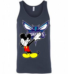 Disney Mickey Mouse Dabbing Charlotte Hornets Bobcats Tank - zezetee