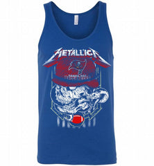 Metallica Skull Snake Tampa Bay Buccaneers Tank - zezetee