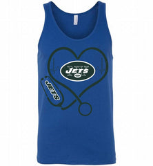 Nurse Heartbeat New York Jets Tank - zezetee
