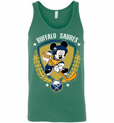 NHL Hockey Mickey Mouse Buffalo Sabres Disney Tank - zezetee