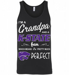 I'M A Grandpa And A Kansas State Wildcats Fan Tank