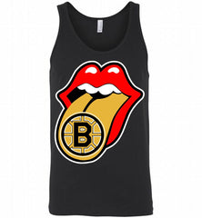 Boston Bruins  x The Rolling Stones Logo Tank - zezetee