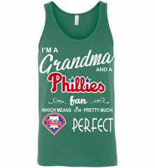 I'M A Grandma And A Philadelphia Phillies Fans Gift Tank - zezetee
