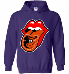 Baltimore Orioles  x The Rolling Stones Logo Hoodie - zezetee