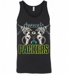 Metallica Green Bay Packers Logo Tank