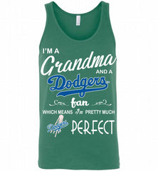 I'M A Grandma And A Los Angeles Dodgers Fans Gift Tank - zezetee