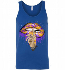 Los Angeles Lakers Lip Shut The Fuck Up Tank - zezetee