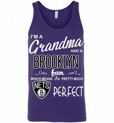 I'M A Grandma And A Brooklyn Nets Fans Perfect Tank - zezetee