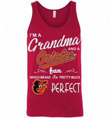 I'M A Grandma And A Baltimore Orioles Fans Gift Tank - zezetee