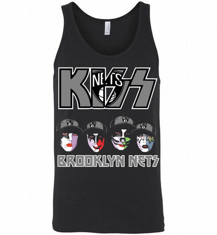 Kiss Brooklyn Nets Logo Tank - zezetee