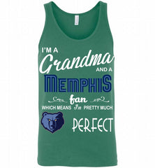 I'M A Grandma And A Memphis Grizzlies Fans Perfect Tank - zezetee
