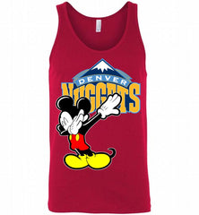 Disney Mickey Mouse Dabbing Denver Nuggets Tank - zezetee