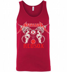 Metallica Boston Red Sox Logo Tank - zezetee