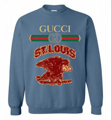 Gucci St Louis Eagles Logo Crewneck Sweatshirt - zezetee