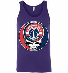 Washington Wizards Grateful Dead Logo Band Tank - zezetee