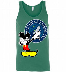 Disney Mickey Mouse Dabbing MinnesotaTimberwolves Tank - zezetee