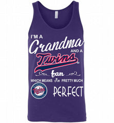 I'M A Grandma And A Minnesota Twins Fans Gift Tank - zezetee
