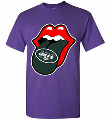 New York Jets  x The Rolling Stones Logo Shirt - zezetee