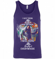 AQUAMAN I WILL DRINK CROWN ROYAL HERE THERE I WILL DRINK CROWN ROYAL EVERYWHERE Tank - zezetee