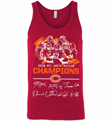 CHICAGO BEARS 2018 NFC NORTH DIVISION CHAMPIONS Tank - zezetee